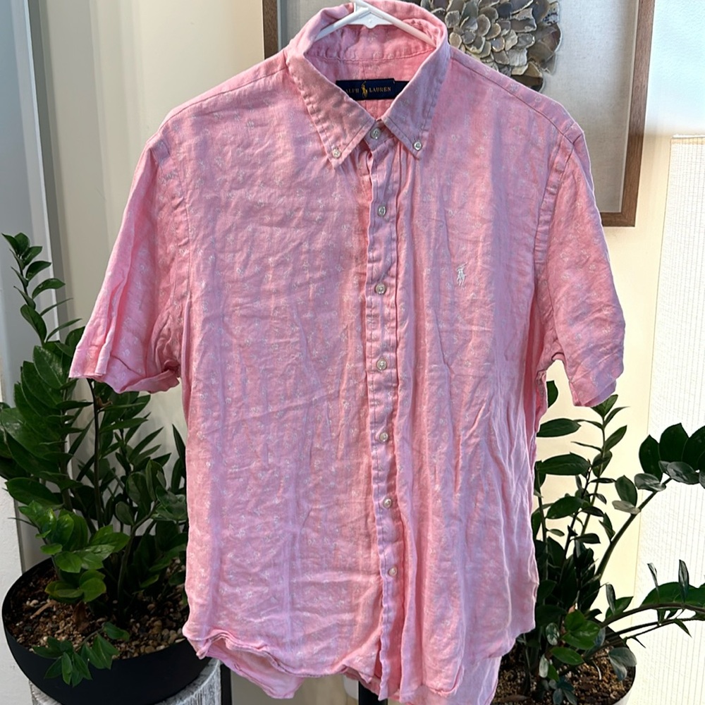 Ralph Lauren Men’s L Short-sleeve Button Up